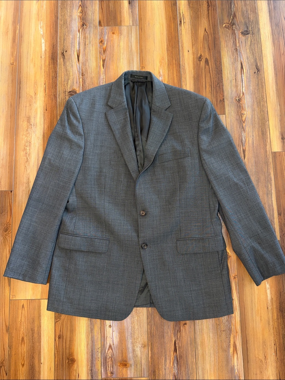 Lauren Ralph Lauren Classic Men's Charcoal Gray Two-Button Blazer
